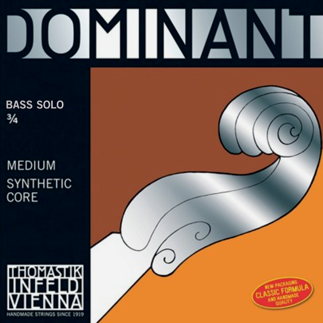 Dominant Double Bass String Set 3/4 - Solo Tuning