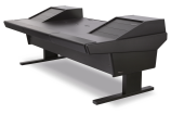 Argosy - 90V Series Desk with 2 13-Space Racks - Black