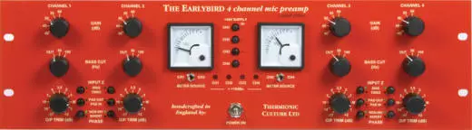 Earlybird 4 - 4-Channel Tube Mic Preamp