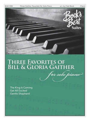 Fred Bock Publications - Three Favourites of Bill and Gloria Gaither - Piano - Book