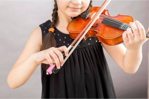 PinkyHold Finger Aid for Violin/Viola - Pink