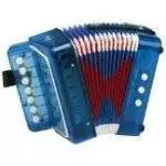 Childrens Button Accordion - Blue