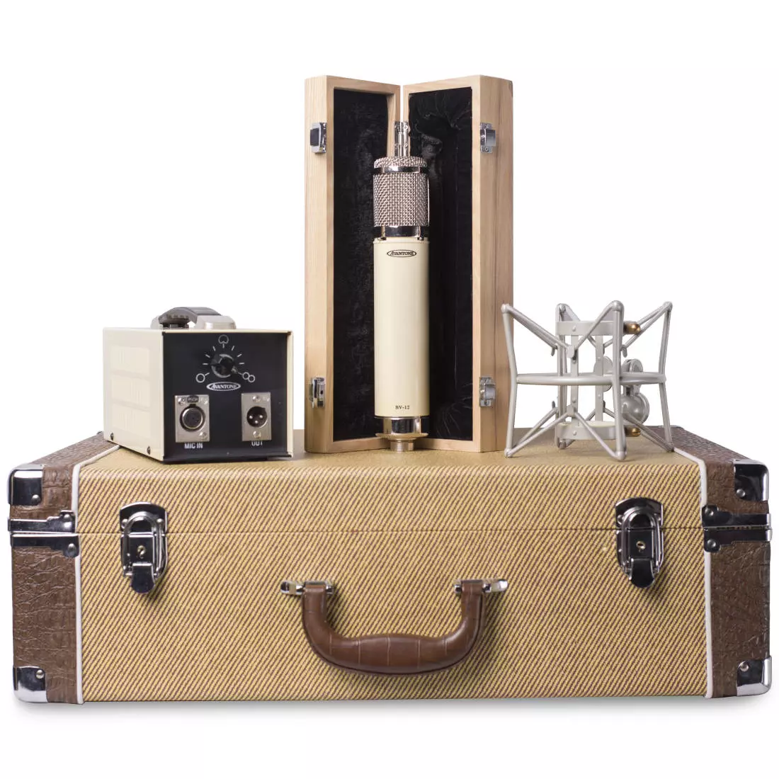 BV-12 Large Capsule Multi-Pattern FET Condenser Microphone Bundle