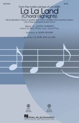 La La Land (Choral Highlights) - Paul /Pasek /Hurwitz /Brymer - SATB