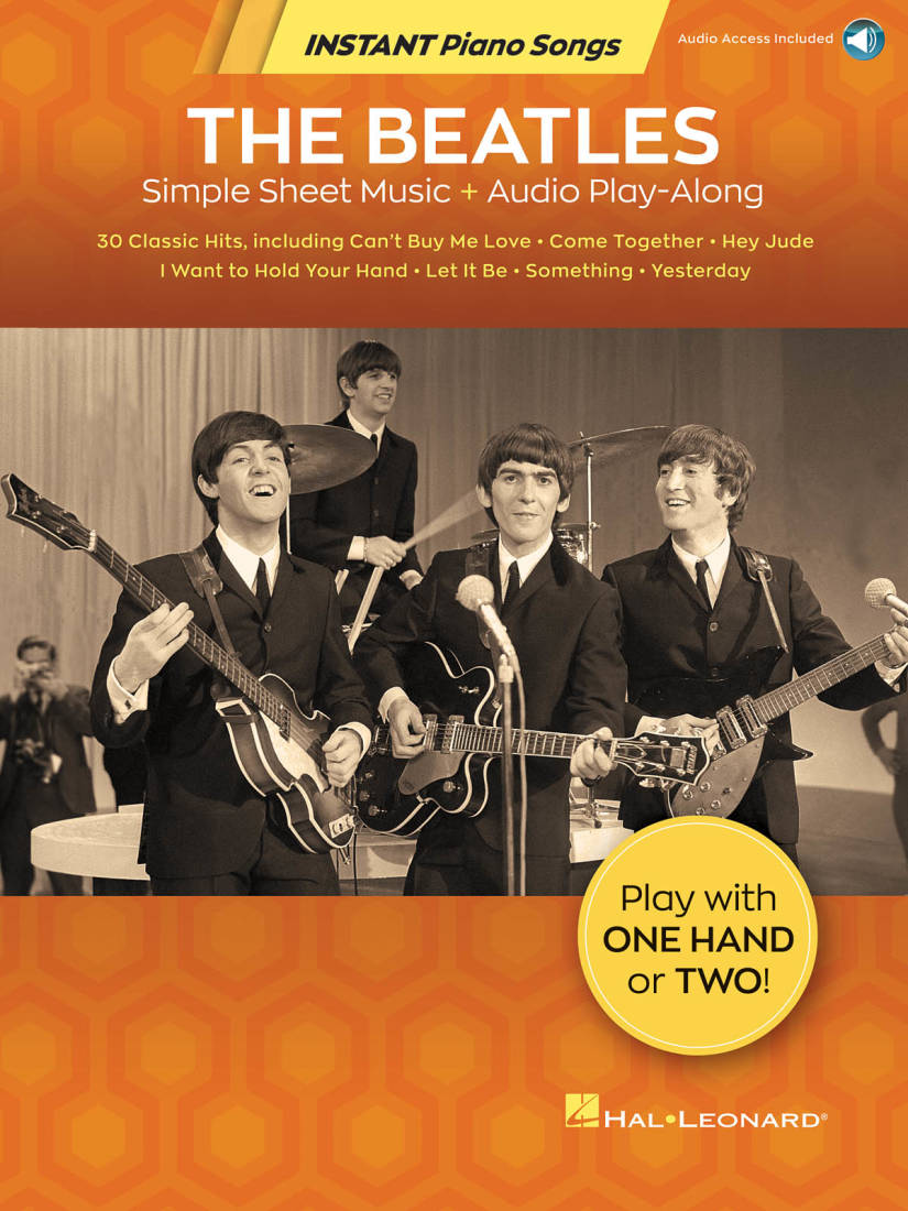 The Beatles: Instant Piano Songs - Book/Audio Online