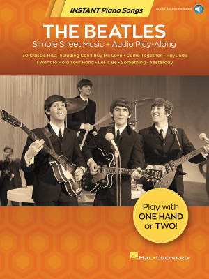 Hal Leonard - The Beatles: Instant Piano Songs - Book/Audio Online