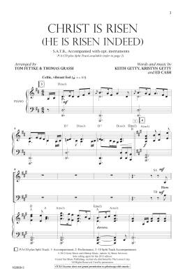 Christ Is Risen (He Is Risen Indeed) - Getty /Cash /Fettke /Grassi - SATB