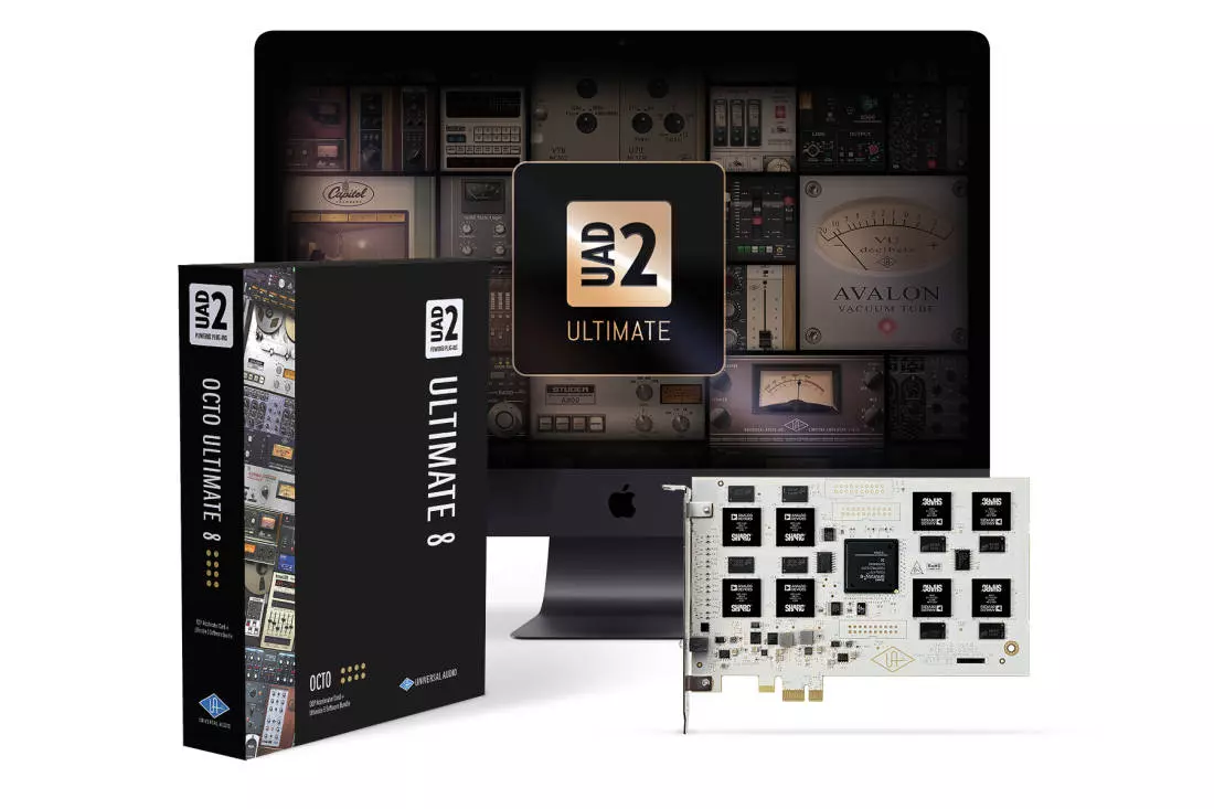 Carte accélératrice UAD-2 OCTO DSP PCIe et offre groupée Ultimate 8
