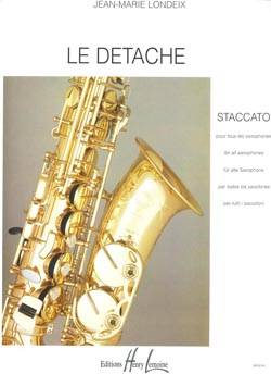 Le Detache (staccato) - Londeix - Saxophone - Book