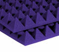Auralex - Studiofoam Pyramid 2x4x2 Purple (12)