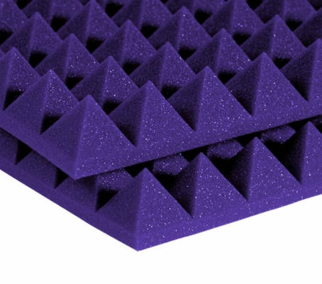 Auralex - Studiofoam Pyramid 2x4x2 Purple (12)