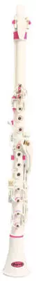 Nuvo - Clarineo - All Plastic C Clarinet in White & Pink