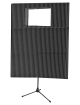 Auralex - MAX-Wall Portable Acoustic Treatment Kit with Window - Charcoal