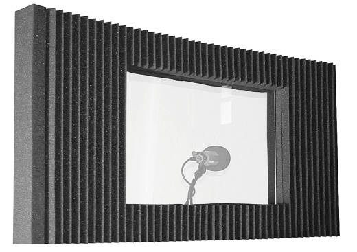 MAX-Wall Portable Acoustic Treatment Kit with Window - Charcoal