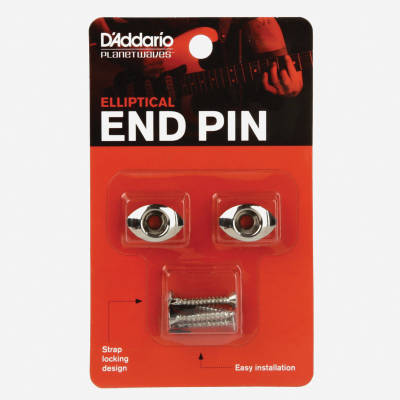 Elliptical End Pins - Chrome (2)