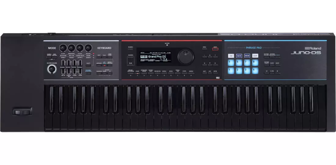 JUNO-DS61 Limited Edition 61-Key Synthesizer - All Black