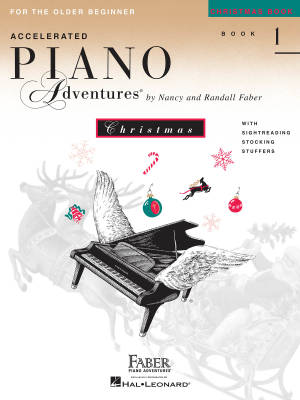 Accelerated Piano Adventures for the Older Beginner, Christmas Book 1 - Faber - Piano - Book