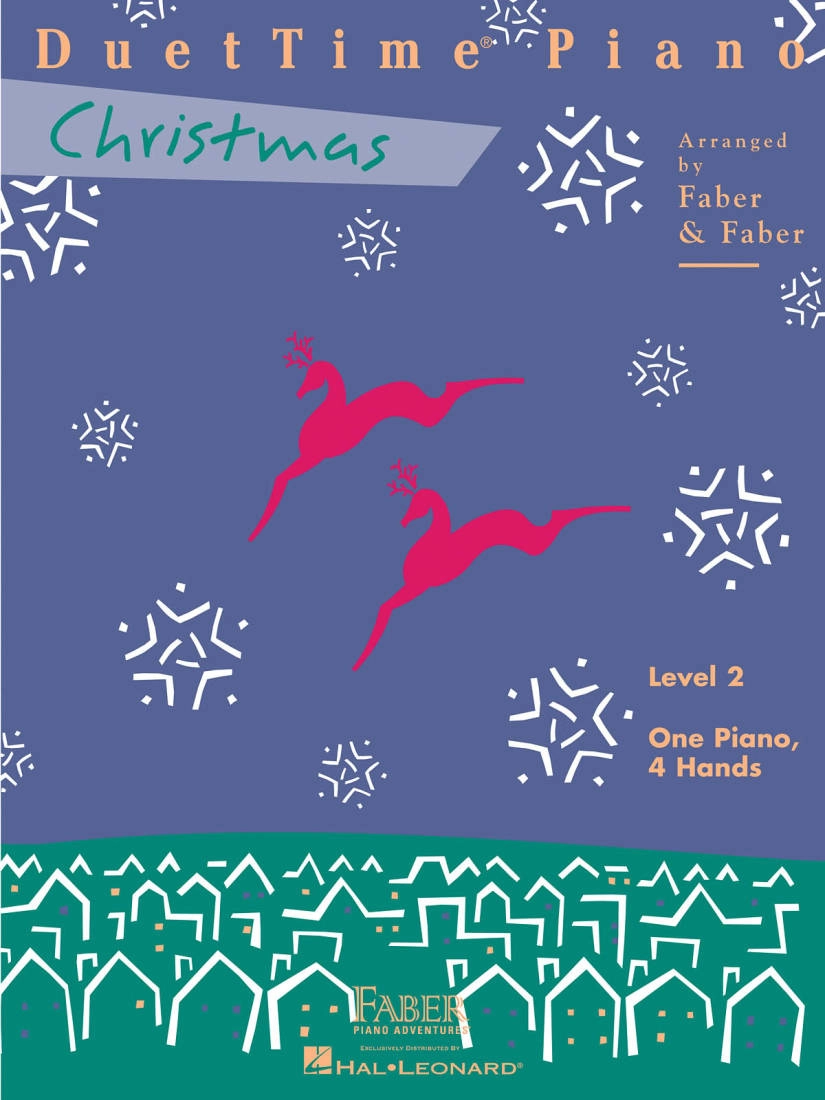 Duettime Piano Christmas, Level 2 - Faber - Piano Duet (1 Piano, 4 Hands) - Book