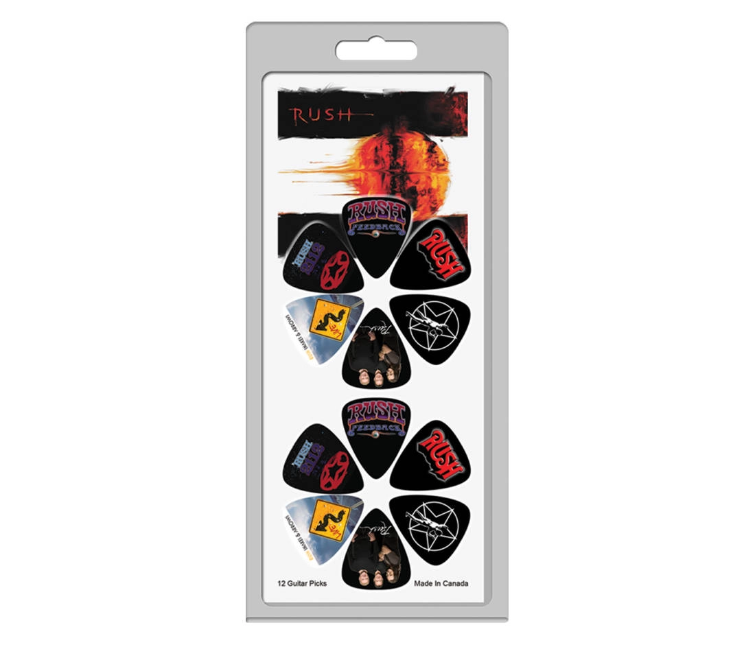 Rush Guitar Picks 12 Pack