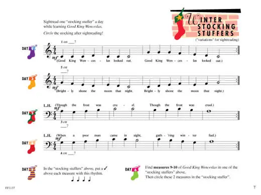 Piano Adventures Christmas, Primer Level - Faber - Piano - Book
