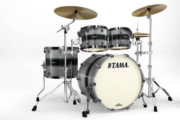 Starclassic Maple - Black Silver Racing Stripe