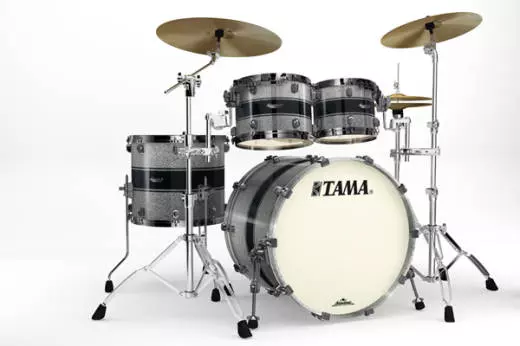 Starclassic Maple - Black Silver Racing Stripe