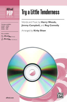 Alfred Publishing - Try a Little Tenderness - Woods /Campbell /Connelly /Shaw - SoundTrax CD
