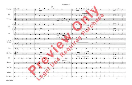 The Chicken Dance - Rendall /Werner /Vincent - Marching Band - Gr. 2.5
