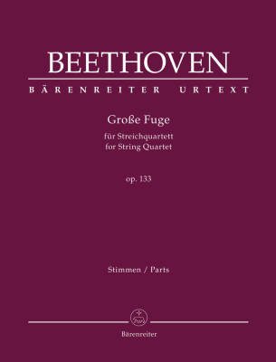 Grosse Fuge for String Quartet op. 133 - Beethoven/Del Mar - String Quartet - Parts Set