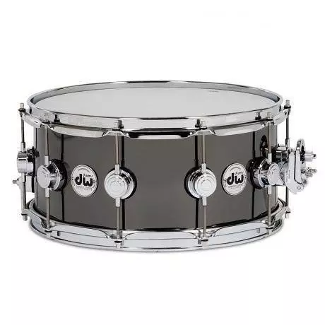 Black Nickel Over Brass Snare - 5.5x14