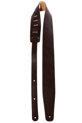 Perris Leathers Ltd - 2.5 Full Grain Leather Guitar Strap - Black