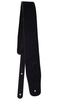 3\'\' Piped Guitar Strap - Black