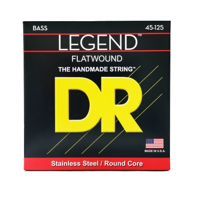 DR Strings - Hi Beam Flatwound 5-String Bass Strings - 45-125