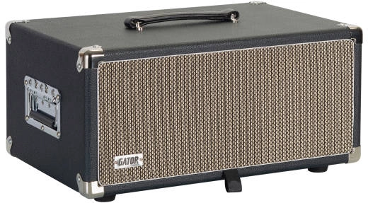 Gator - 4U Vintage Amp-Style Rack Case - Black