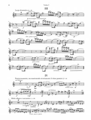 String Quartet op. 3 - Kissin - Parts Set