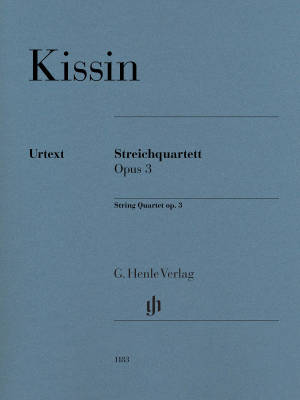 G. Henle Verlag - String Quartet op. 3 - Kissin - Parts Set