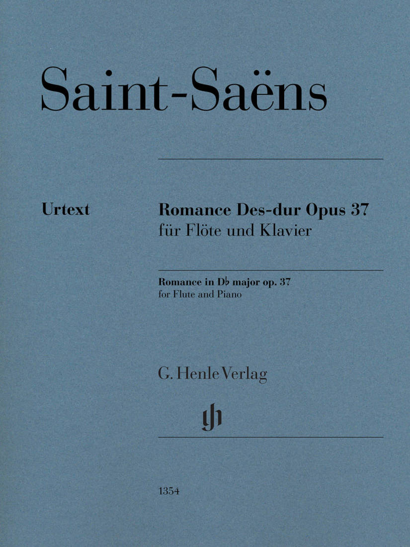 Romance D flat major op. 37 - Saint-Saens/Jost - Flute/Piano - Sheet Music