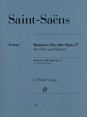 G. Henle Verlag - Romance D flat major op. 37 - Saint-Saens/Jost - Flute/Piano - Sheet Music