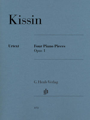 Four Piano Pieces op. 1 - Kissin - Piano - Book