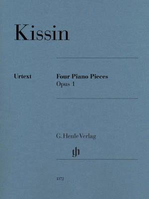 G. Henle Verlag - Four Piano Pieces op. 1 - Kissin - Piano - Book