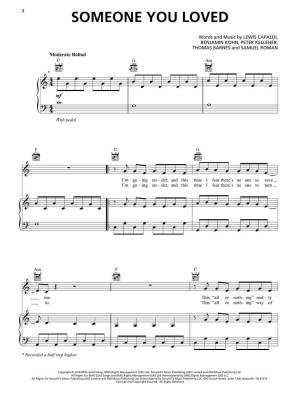 Someone You Loved - Capaldi - Piano/Vocal/Guitar - Sheet Music