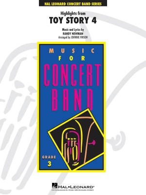 Hal Leonard - Highlights from Toy Story 4 - Newman/Vinson - Concert Band - Gr. 3