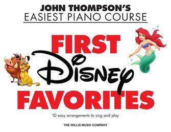 First Disney Favorites: John Thompson\'s Easiest Piano Course - Hussey - Piano - Book