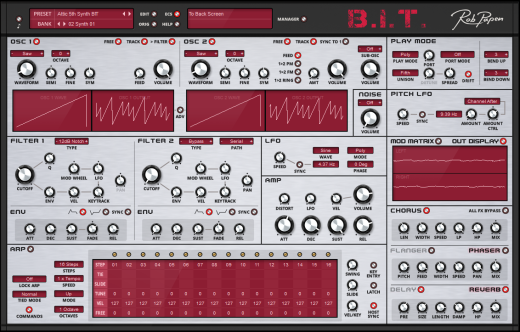 B.I.T. Analogue Modeled Synth - Download