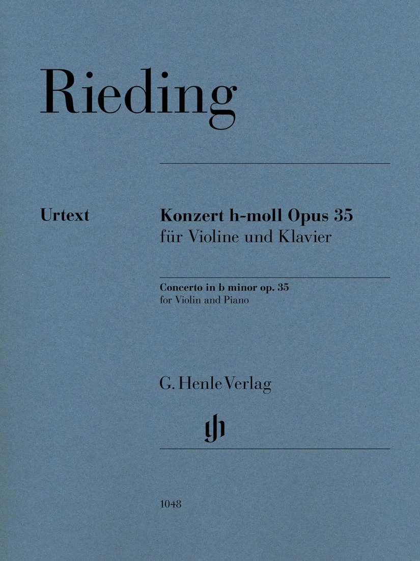 Concerto in B Minor, Op.35 - Rieding/Oppermann - Violin/Piano