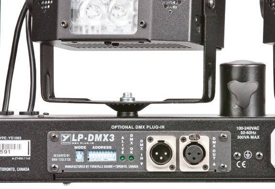DMX Module for LP-LED4 System w/3-Pin XLRs