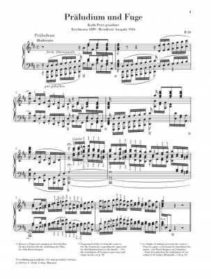 Prelude and Fugue in D major, BWV 532 - Bach/Busoni - Piano - Book
