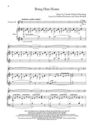 Les Miserables for Classical Players - Schonberg/Boublil - Clarinet/Piano - Book/Audio Online