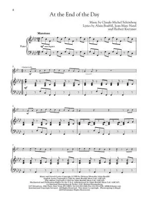 Les Miserables for Classical Players - Schonberg/Boublil - Clarinet/Piano - Book/Audio Online