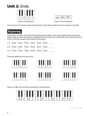 Piano Interval Workbook - Sale - Piano - Book